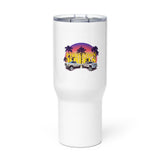 Travel mug with a handle