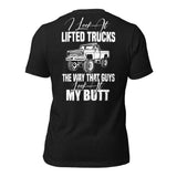 Look at my butt tee