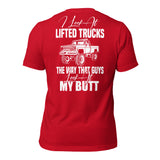 Look at my butt tee